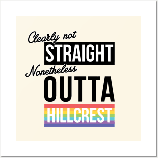 (Clearly Not) Straight (Nonetheless) Outta Mount Hillcrest - San Diego Posters and Art